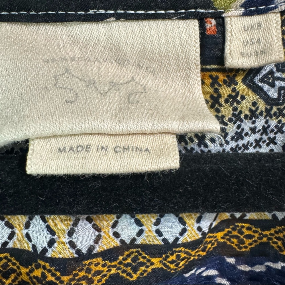 Bohemian Blouse originally from Anthropologie / 4 / multi colored + patterned - Picture 7 of 7